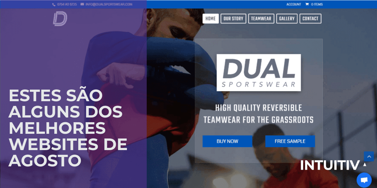 The best web design agency websites in August.