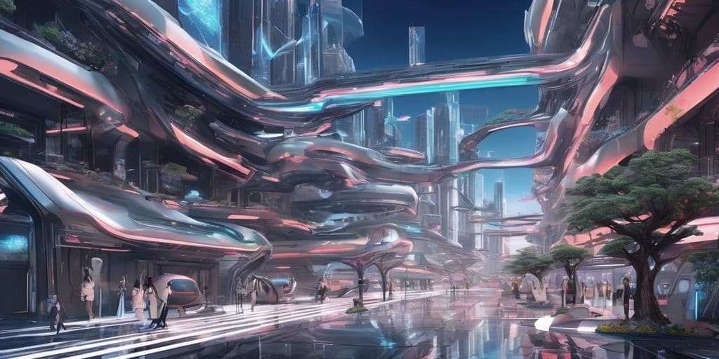 Sora AI technology 2024 futuristic